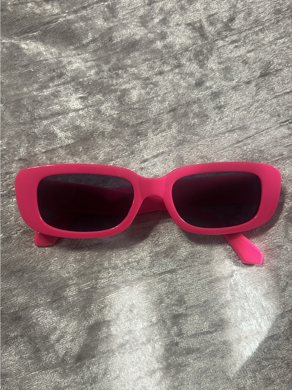Hot Pink Rectangle Sunglasses - Women Accessories